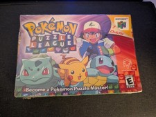 Pokemon Puzzle League N64 Nintendo 64 NEW Factory Sealed Dented Box