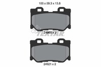 Bremsscheiben-BremsbeläGe-Kit Textar 2499501 FüR OE AY060NS046 - AY060NS049