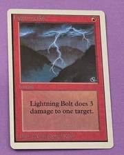 Lightning Bolt ~ Unlimited ~ Light Play ~ English ~ MTG Magic