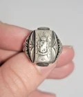 Vintage Herff Jones 1959 Class / Commemorative Sterling Silver Ring Sz 10.5, 12g