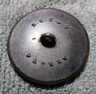 Vintage Antique Pressed Horn Carved Picture Button RUNNING HORSE — photo 4