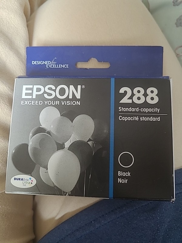 Epson DURABrite Ultra 288 (T288120) Black Ink Cartridge