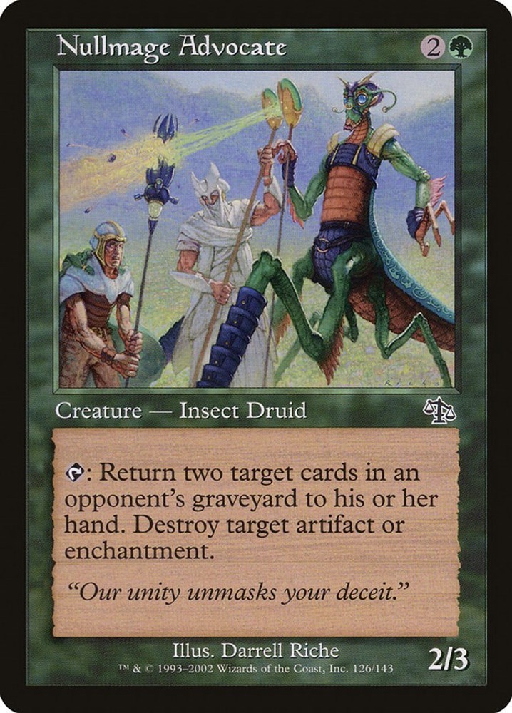 Nullmage Advocate Normal [JUD - 126] NM MagicJudgment