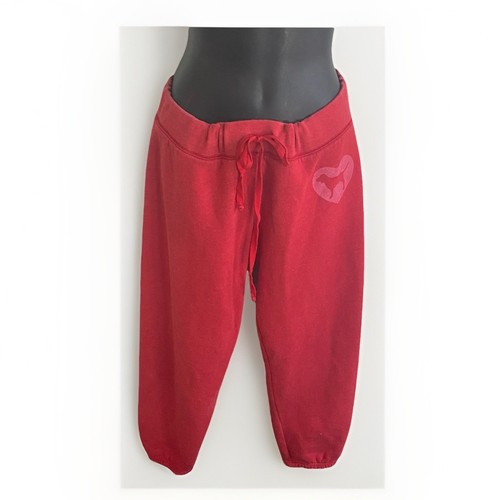 Vintage Love Pink Medium Y2k Victoria's Secret Jogger Damen Sweats Dog Spellout
