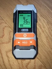 Dr. Meter Wood Moisture Meter 2 in 1 Pin & Pinless Moisture Tester - Digital 