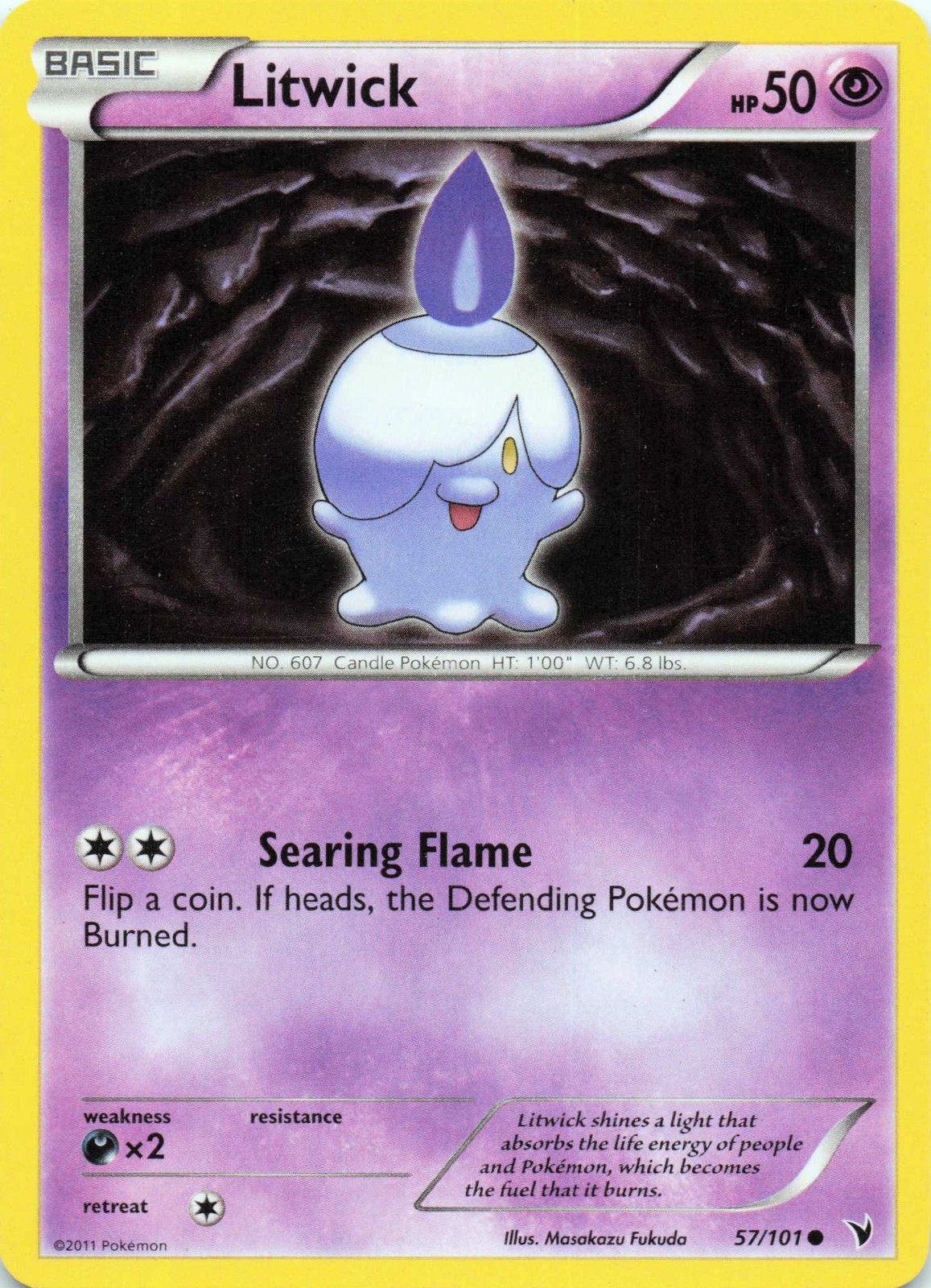 Litwick (57) 57/101 Noble Victories Common -NM/MINT