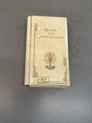 Vintage Milano Guida Al Cielo Ricordo Della Prima Comunione Prayer Book B9