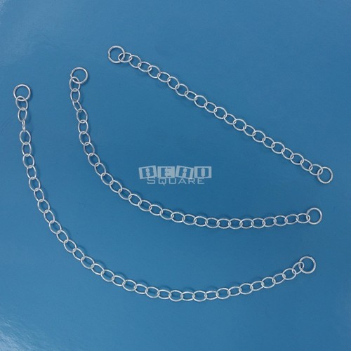 2/3/4 Sterling Silver Cable Link Chain Connectors, Closed Jump Rings [2" - 5"] - Picture 8 of 8