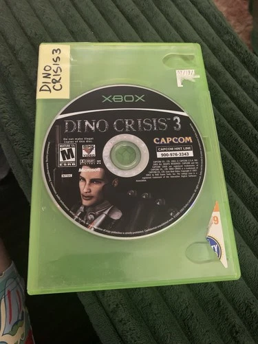 Dino Crisis 3 Xbox Disc Only 2003 Capcom Resident Evil Untested