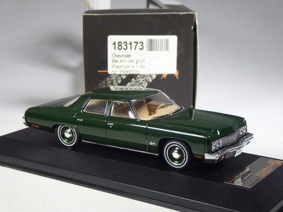 (KI-11-44) PremiumX PRD233 Chevrolet Bel Air dunkelgrün met. 1973 in 1:43 in OVP