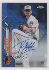 2020 Topps Chrome Rookie Blue Wave Refractor /150 Thomas Eshelman Tom Auto 0hj7