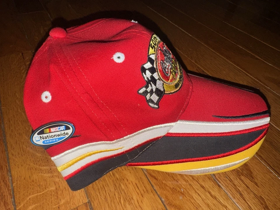 Винтажная кепка Nascar Coca Cola 600 с ремешком сзади Y2K Racing 2000-е с булавкой - Изображение 2 из 4