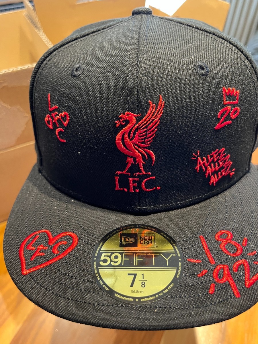 NEW ERA 59FIFTY Liverpool FC Scribble Cap – Black/Scarlet 14864483
