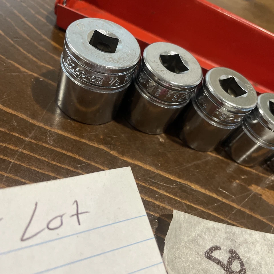 Snap On 3/8s Socket, Ratchet, Extension Lot - Image 3 of 4