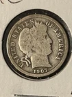 1907 Barber Dime