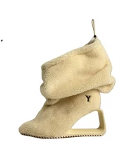 Yello Boa Short Boots L Wht Polyester InM56