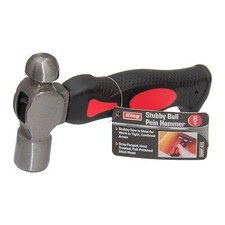 New KING 8 Oz Stubby Ball Pein Hammer, Small Peening Hammer For Metalworking