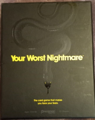 Your Worst Nightmare  by PRESSMAN Card Game Open Box Players Ages 12 Up