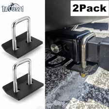 2PCS Hitch Mount Cargo Carrier Anti Rattle Hitch Tightener Stabilizer Towing