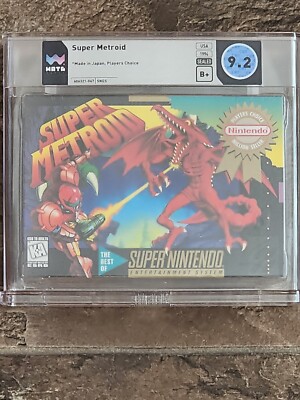 Super Metroid Super Nintendo SNES Factory SEALED Collector WATA