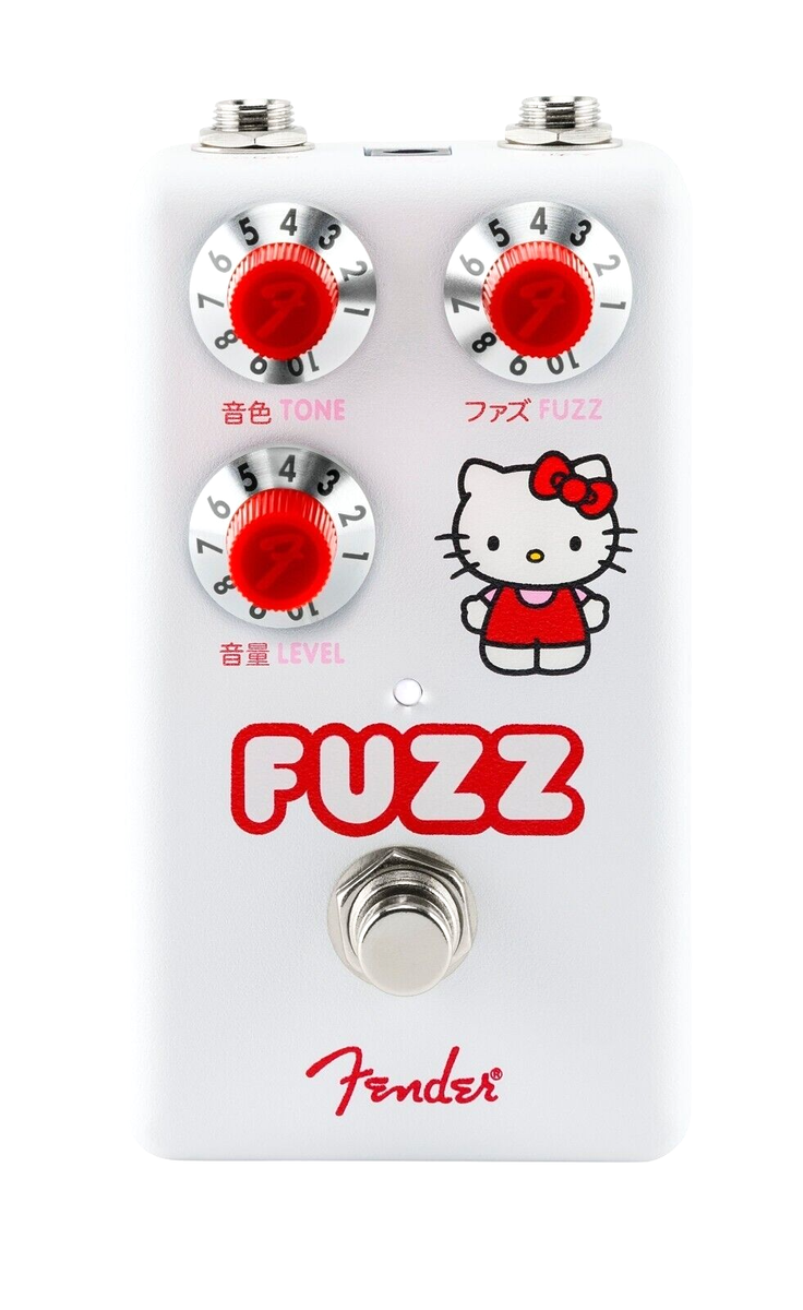 Fender Hello Kitty Fuzz 新品未開封 Fender Hello Kitty White Fuzz Pedal Fuzz Distortion Effects