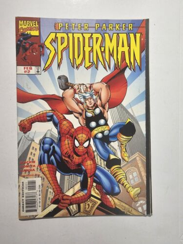 Peter Parker Spider-Man #2 VARIANT Cover (Marvel Comics, 1999) Thor - Picture 1 of 7
