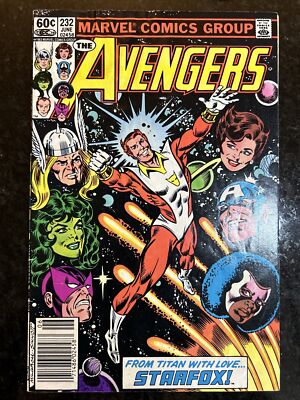 Avengers 232 1st App Of Eros As Starfox (Marvel, Jun 1983)