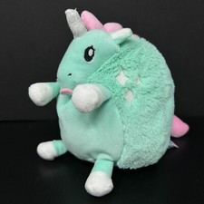 Aplantable Snugglemi Snackers Menta Verde Bebé Unicornio Peluche 5" Peluche