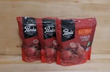 3 PANDA Natural Strawberry Licorice Vegan Fat- Free Kosher Non-GMO 7oz twizzlers