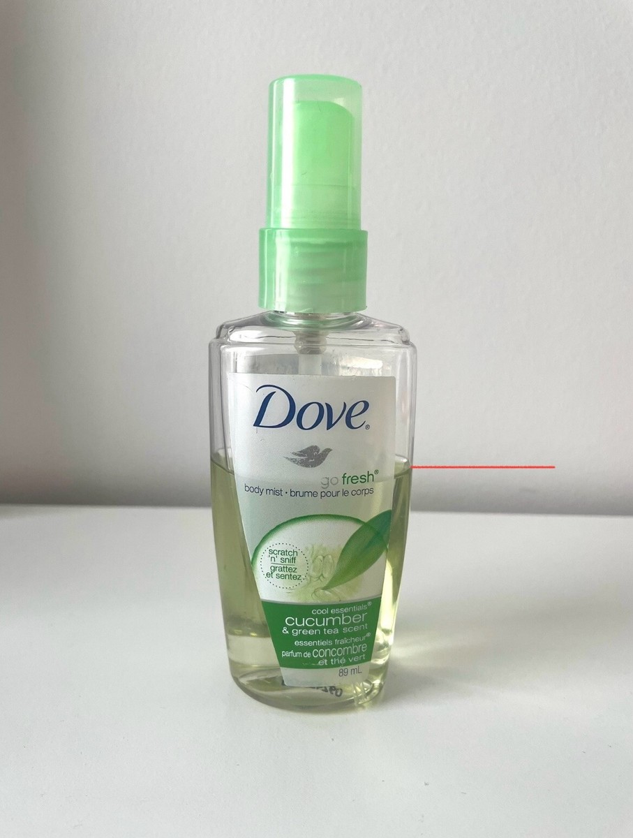 Dove Go Fresh Body Mist Cool Essentials Cucumber Green Tea 3oz