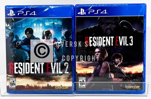 Resident Evil 2 + Resident Evil 3 - PS4 - Brand New | Factory Sealed 