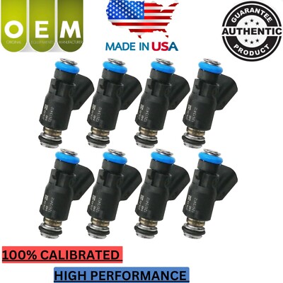 x8 OEM DELPHI Fuel Injectors for 2010-2017 Chevrolet Express 3500 4.8L V8