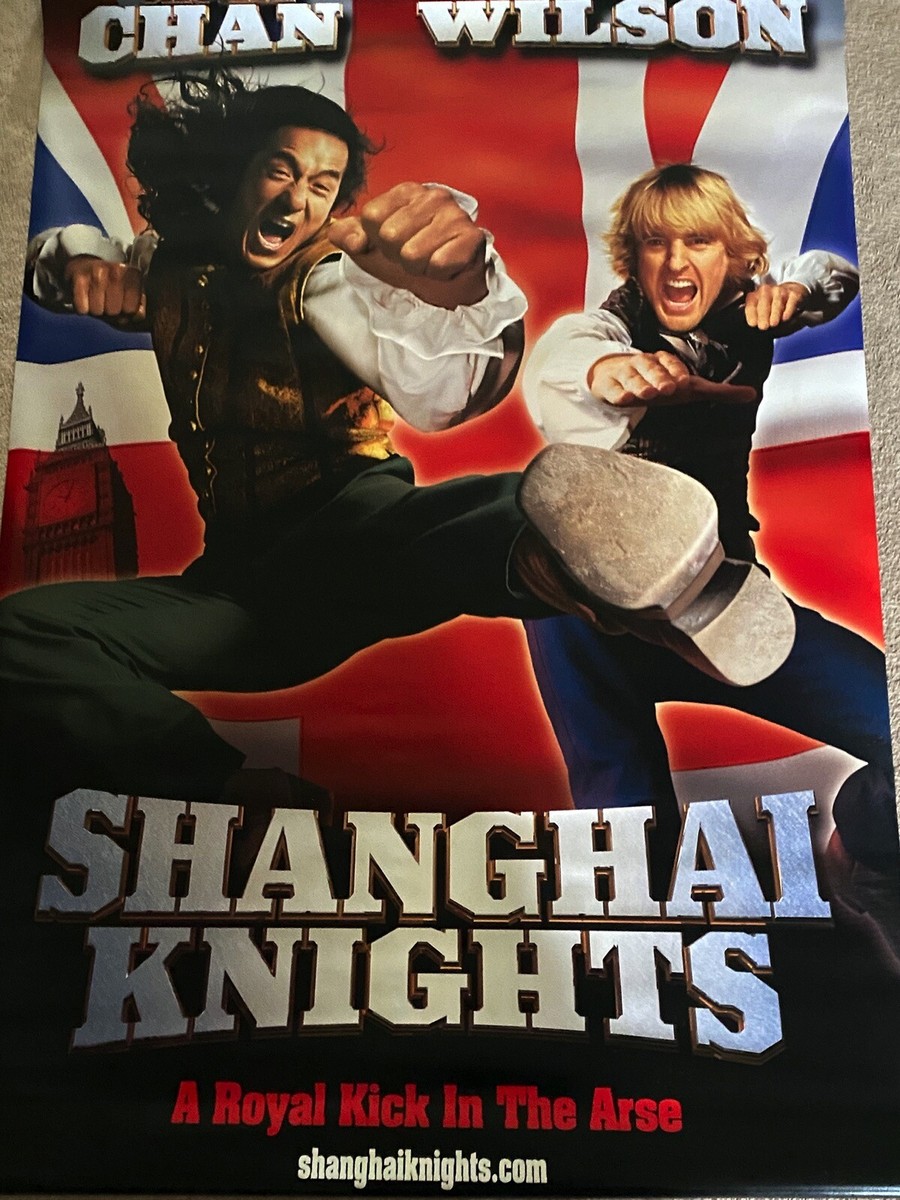 Vinyl Movie Theater Movie Banner Poster Jackie Chan Owen Wilson