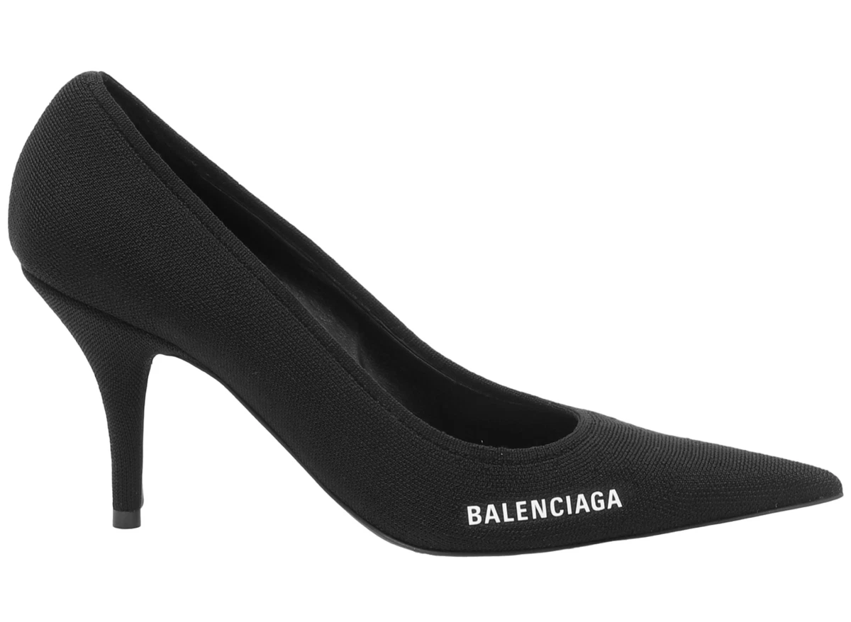 Balenciaga logo pumps hot sale