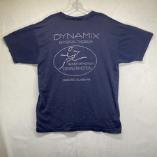 Vintage Physical Therapy T Shirt Large DYNAMIX Bodies Of Motion Oxford Alabama