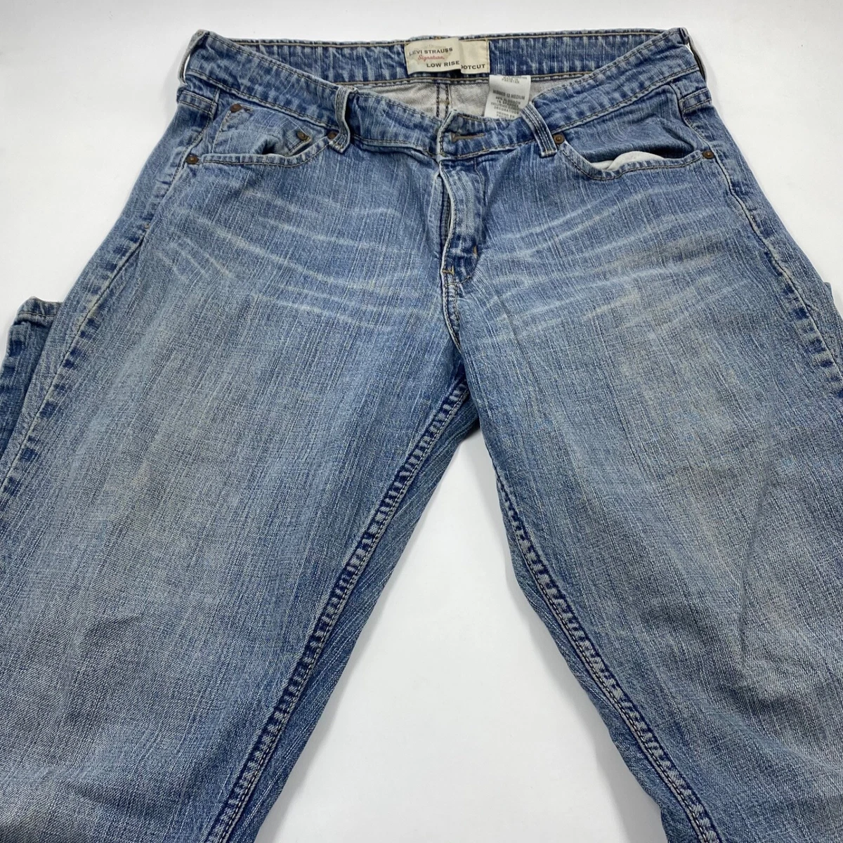 Levi signature low rise bootcut jeans top