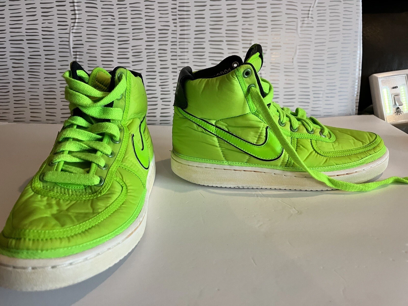 Taille 8,5   Pack néon haut Nike Vandal Supreme VNTG   Vert électrique