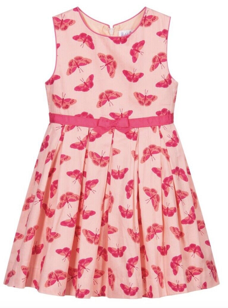 Rachel OFFicial shop Riley Pink Butterfly Max 64% OFF Sleeveless Dress Size Easte 5Y Lined