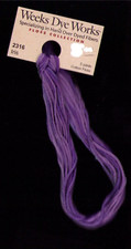 Weeks Dye Works Floss Collection 2316 Iris Purple 5 yds Cross Stitch Needlepoint