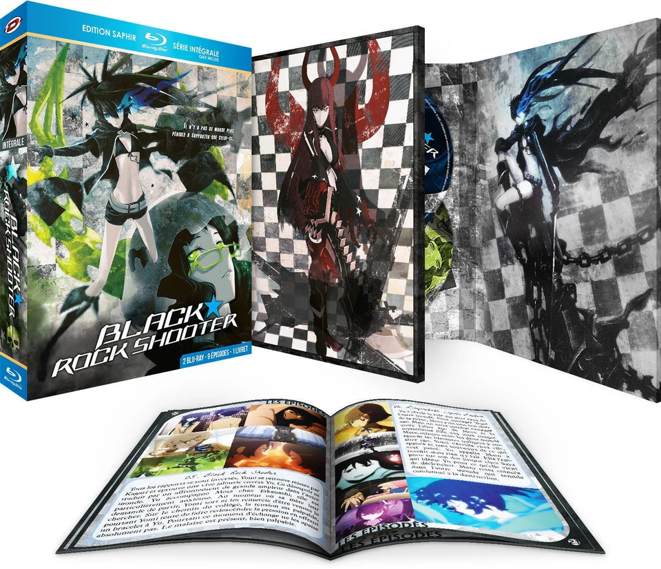 DYBEX Black Rock Shooter - Intégrale + OAV - Edition Saphir - Coffret Blu-ray + Livre