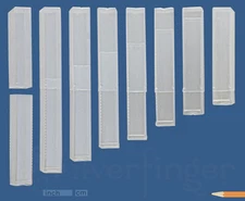 4 PC Sets Telescoping Plastic Tool Storage Cases Adjustable Length Drill Bit Box