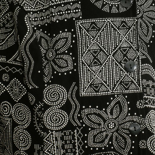 VIKKI VI Black Symbols Button Slinky Knit Open Front Jacket 1X - Picture 3 of 3