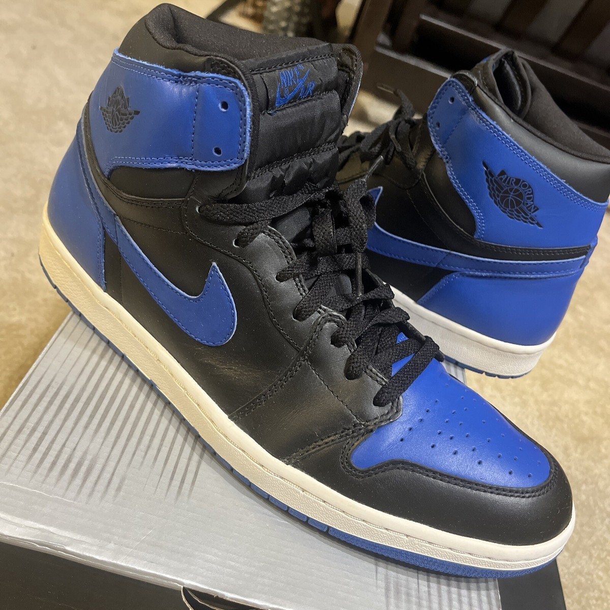 Nike OG Air Jordan 1 Mid Royal Blue 2001 - Size 14 VNDS  display picture 1