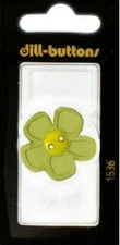 Dill Buttons ~ (1536) - 1 1/8" - 1 ct