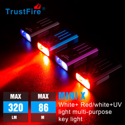 TrustFire 320Lumen LED  EDC MINI Taschenlampe mit Type-C Wiederaufladbare