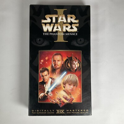 Star Wars Episode 1, The Phantom Menace, (1999 VHS) Liam Neeson