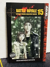 Battle Royale Manga Volume 15 Koushun Takami Masayuki Taguchi Tokyopop 1st Print