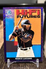 2022 Bowman Chrome MARCO LUCIANO Hi-Fi Futures #HIFI-7 Purple Mojo Giants /250