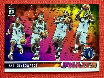 2023-24 Panini Optic PHAZES #25 Anthony Edwards SSP Case Hit - Clean/Sharp