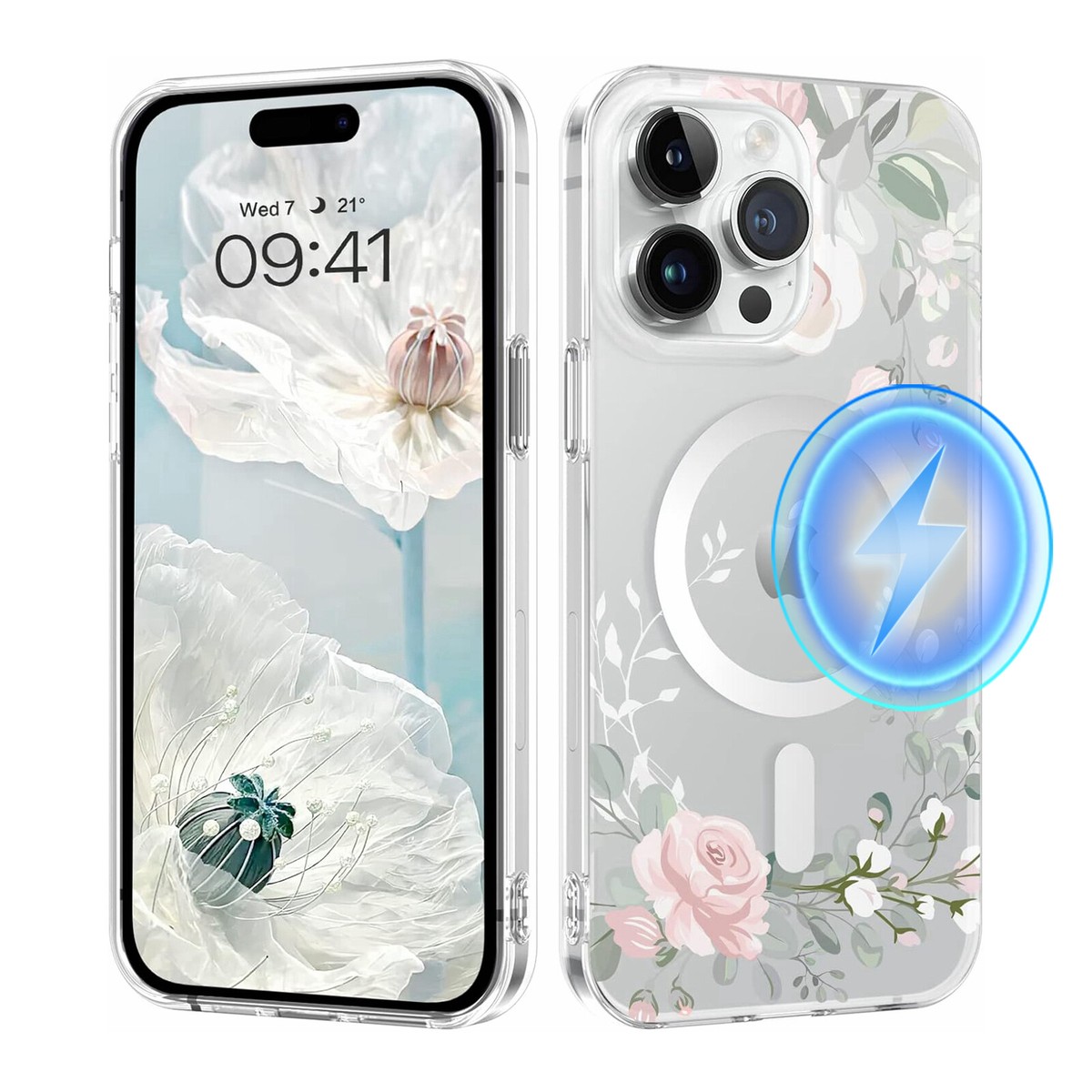 For iPhone Air 17 16 Pro Max 15 14 13 Case Mag Safe Magnetic